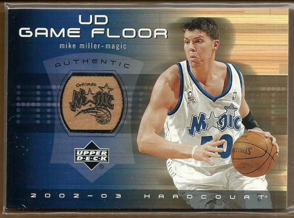 2002-03 Upper Deck Hardcourt UD Game Floor #MMF Mike Miller