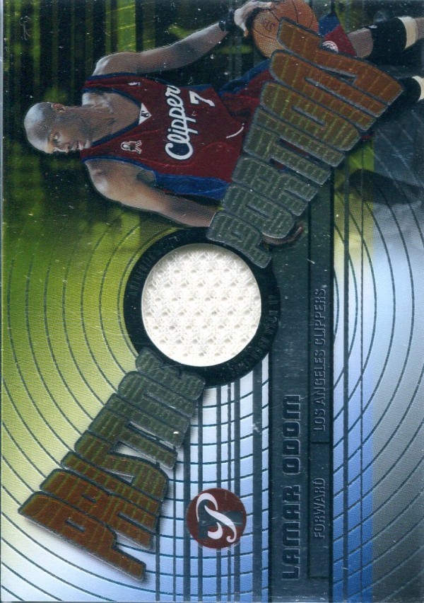 2002-03 Topps Pristine Portions #PPOLO Lamar Odom