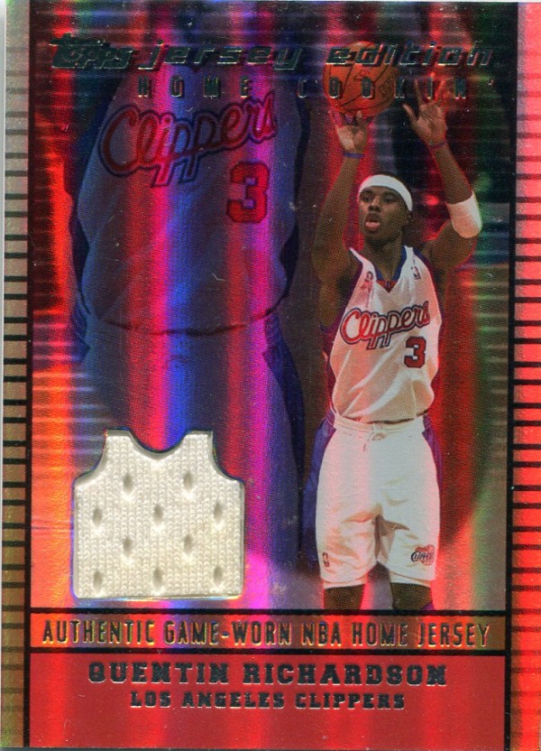 2002-03 Topps Jersey Edition Copper #JEQRI Quentin Richardson H