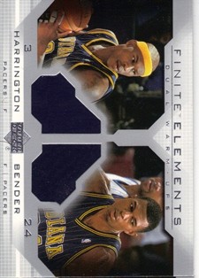 2003-04 Upper Deck Finite Elements Warmups #FE6 Al Harrington/Jonathan Bender