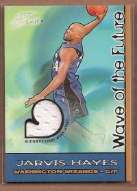2003-04 Flair Wave of the Future Game Used #JH Jarvis Hayes