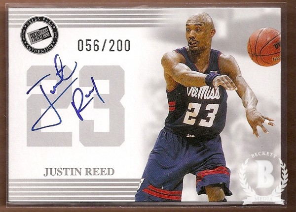 2004 Press Pass Autographs Silver #26 Justin Reed