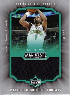 2004-05 Upper Deck All-Star Lineup Weekend Highlights Threads #BD Baron Davis