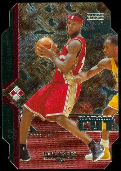 2004-05 Black Diamond Die Cuts Double Diamond #DC1 LeBron James