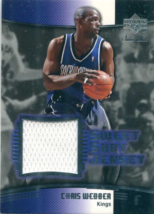 2004-05 Sweet Shot Jerseys #CW Chris Webber