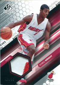 2004-05 SP Authentic Fabrics Patches #DW Dorell Wright front image