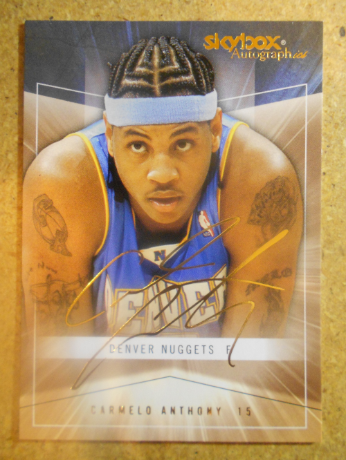 2004-05 SkyBox Autographics Insignia #9 Carmelo Anthony