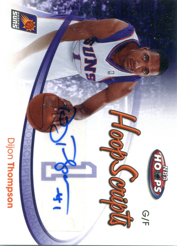 2005-06 Hoops HoopScripts #HSDT Dijon Thompson