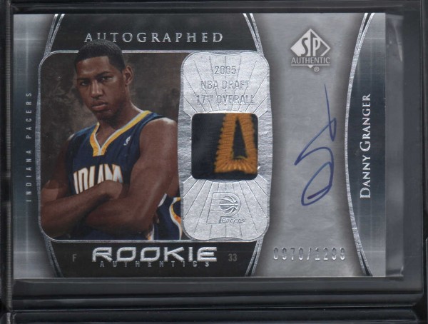 2005-06 SP Authentic Limited Rookie Patches #107 Danny Granger