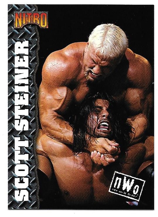 scott steiner,readingsteiner 1999 topps wcw/nwo nitro #36 scott steiner