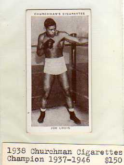 1938 Churchman's Cigarettes #26 Joe Louis