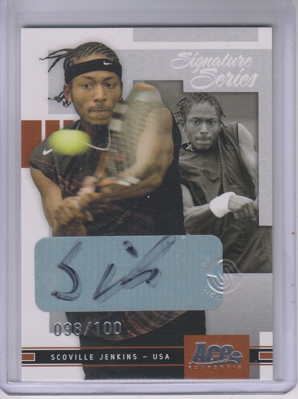 2005 Ace Authentic Signature Series Autograph #41 Scoville Jenkins
