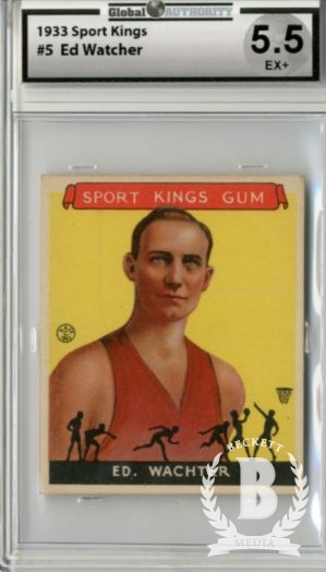 1933 Sport Kings #5 Ed Wachter BK