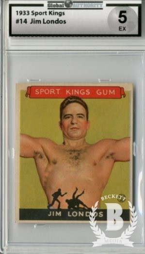 1933 Sport Kings #14 Jim Londos Wrestling
