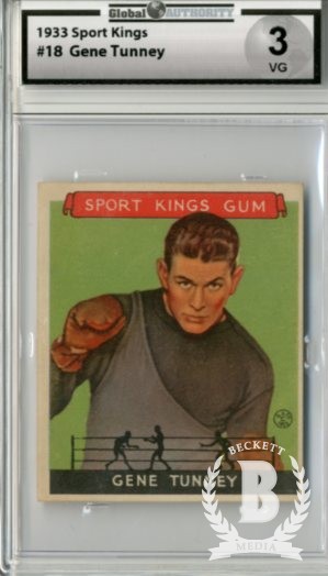 1933 Sport Kings #18 Gene Tunney Boxing