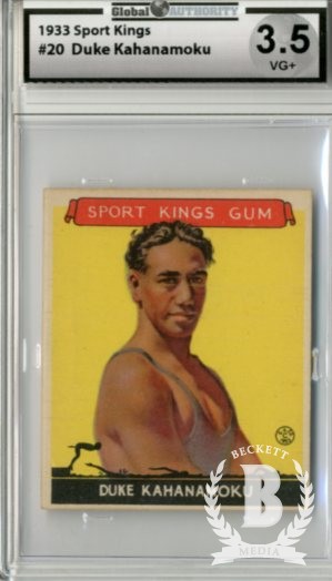1933 Sport Kings #20 Duke Kahanamoku Swimming