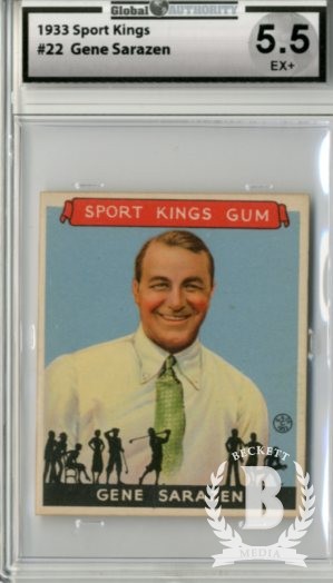 1933 Sport Kings #22 Gene Sarazen Golf