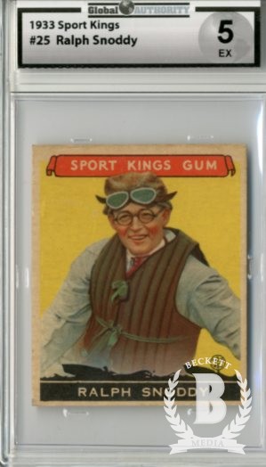 1933 Sport Kings #25 Ralph Snoddy Boating