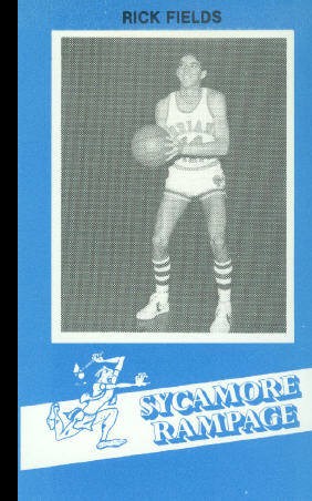 1982-83 Indiana State #29 Rick Fields BK
