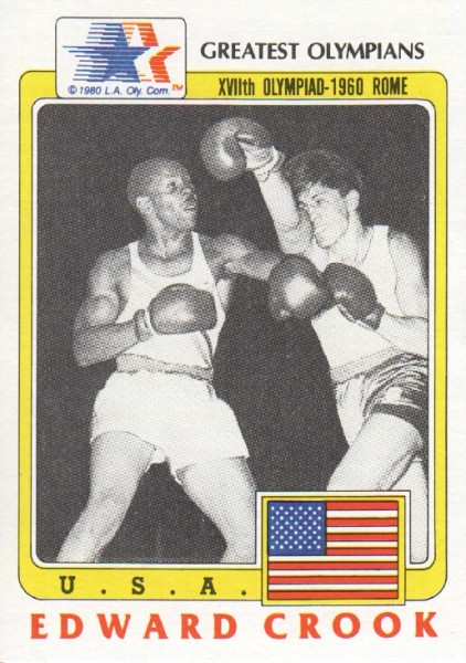 1983 Topps History's Greatest Olympians #4 Edward Crook