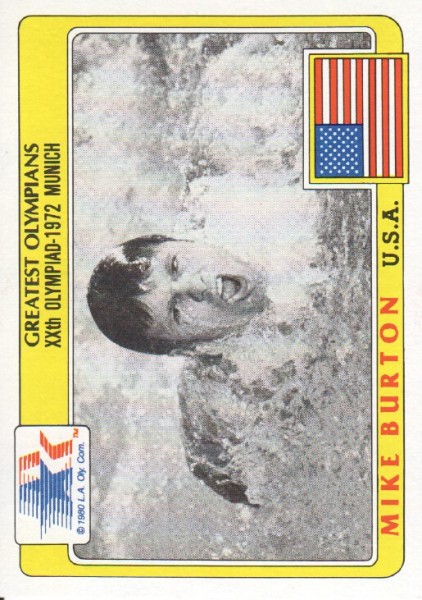 1983 Topps History's Greatest Olympians #10 Mike Burton