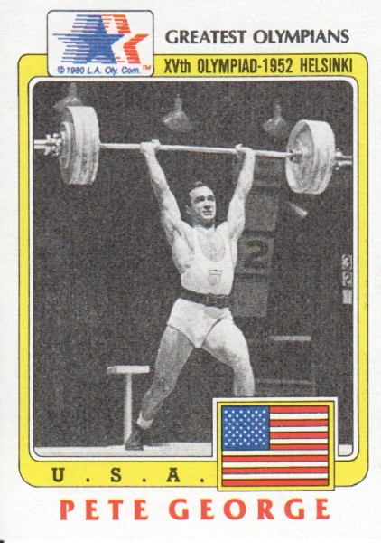 1983 Topps History's Greatest Olympians #11 Pete George