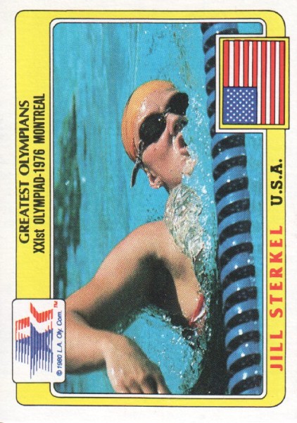 1983 Topps History's Greatest Olympians #12 Jill Sterkel