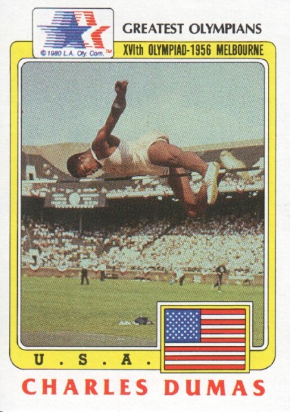 1983 Topps History's Greatest Olympians #13 Charles Dumas