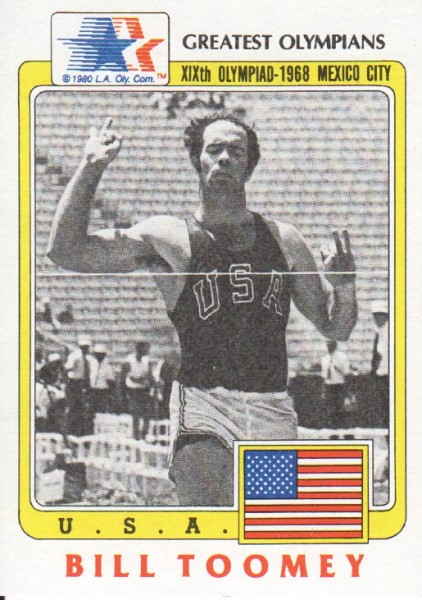1983 Topps History's Greatest Olympians #21 Bill Toomey