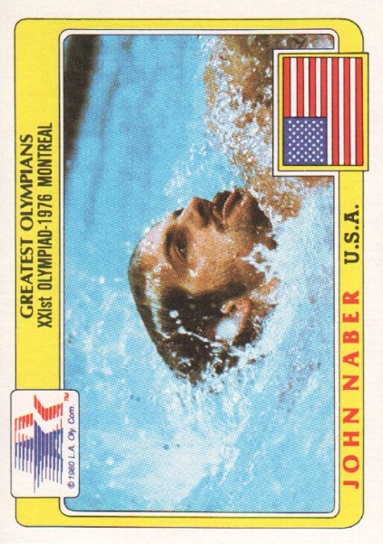 1983 Topps History's Greatest Olympians #23 John Naber