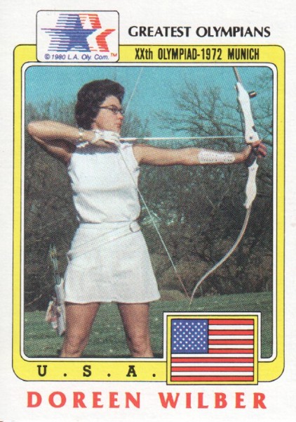 1983 Topps History's Greatest Olympians #25 Doreen Wilber