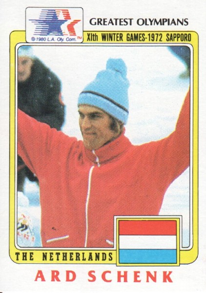 1983 Topps History's Greatest Olympians #27 Ard Schenk