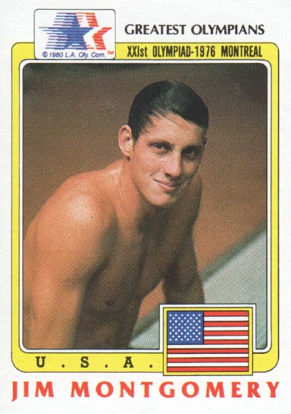 1983 Topps History's Greatest Olympians #28 Jim Montgomery