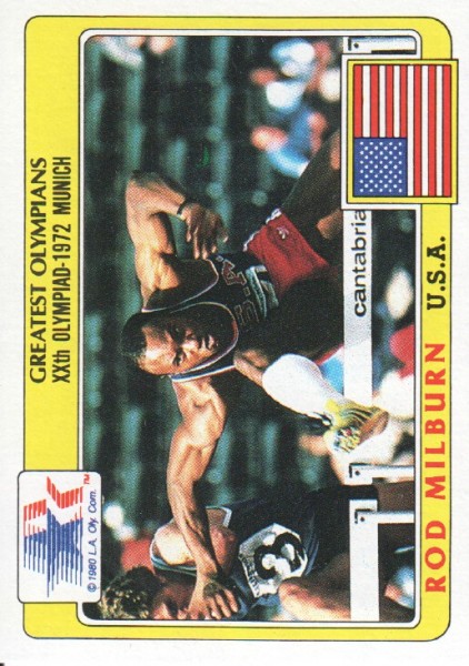 1983 Topps History's Greatest Olympians #29 Rod Milburn
