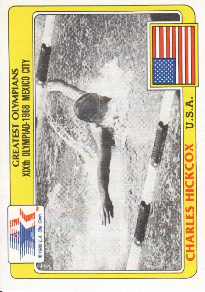 1983 Topps History's Greatest Olympians #31 Charles Hickcox
