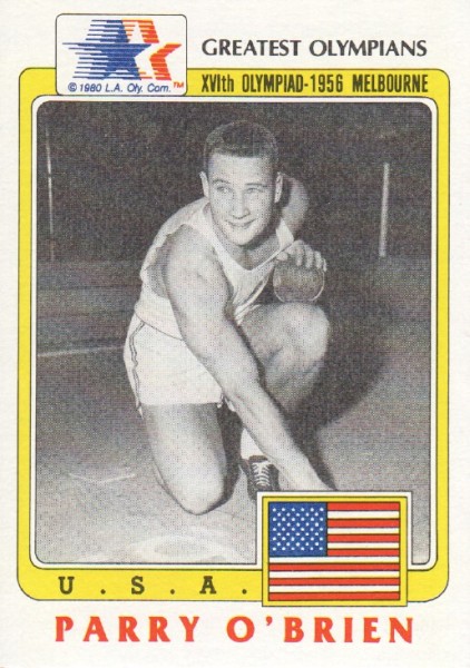 1983 Topps History's Greatest Olympians #32 Parry O'Brien