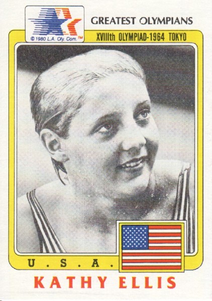 1983 Topps History's Greatest Olympians #34 Kathy Ellis