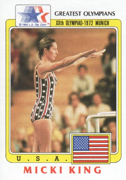 1983 Topps History's Greatest Olympians #38 Micki King