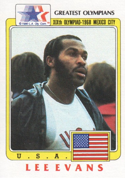 1983 Topps History's Greatest Olympians #40 Lee Evans