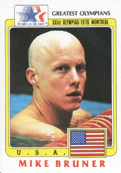 1983 Topps History's Greatest Olympians #42 Mike Bruner