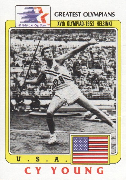 1983 Topps History's Greatest Olympians #53 Cy Young