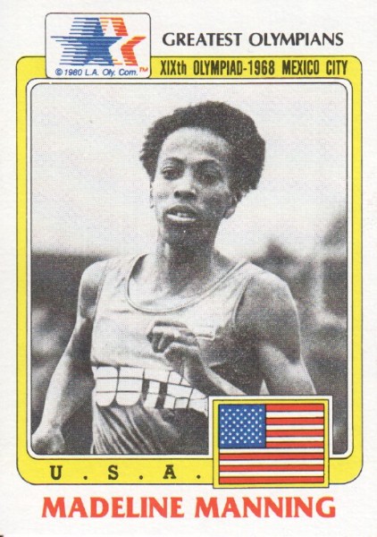 1983 Topps History's Greatest Olympians #54 Madeline Manning