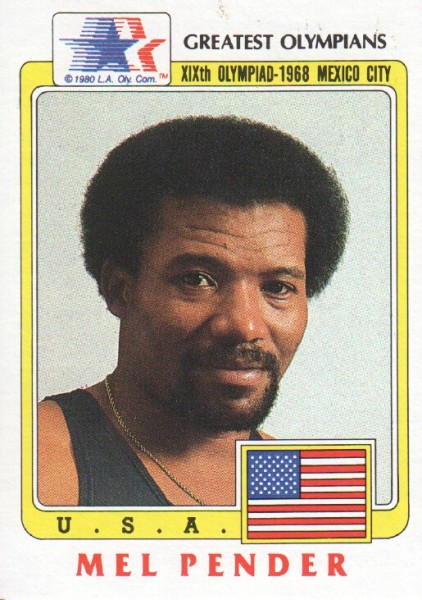 1983 Topps History's Greatest Olympians #65 Mel Pender