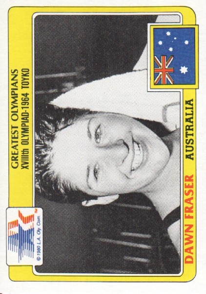 1983 Topps History's Greatest Olympians #67 Dawn Fraser