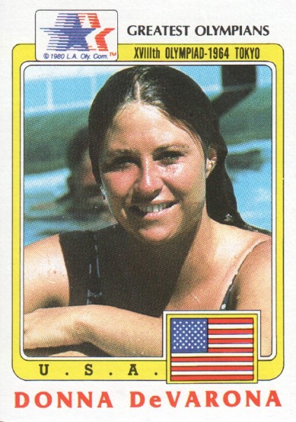 1983 Topps History's Greatest Olympians #71 Donna de Varona