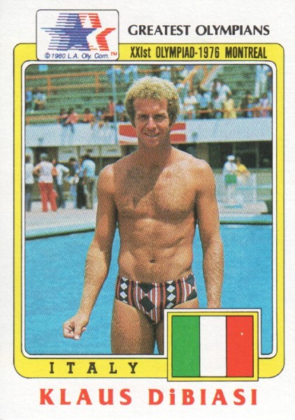 1983 Topps History's Greatest Olympians #80 Klaus DeBiasi