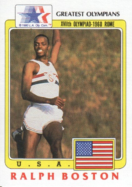 1983 Topps History's Greatest Olympians #83 Ralph Boston