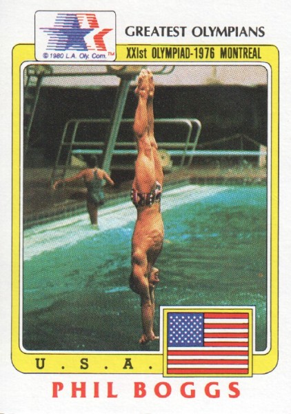 1983 Topps History's Greatest Olympians #85 Phil Boggs