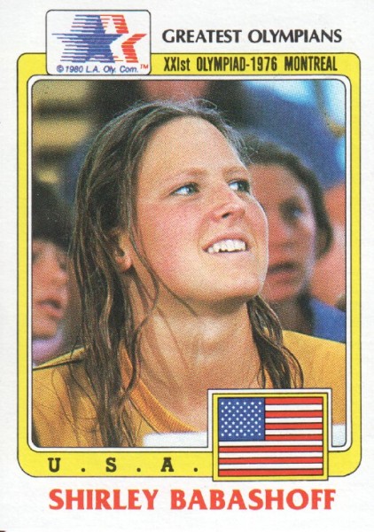 1983 Topps History's Greatest Olympians #87 Shirley Babashoff