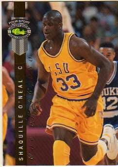 1992 Classic Four Sport LPs #LP8 Shaquille O'Neal